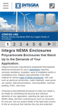 Mobile Screenshot of integraenclosures.com